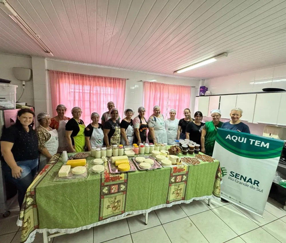 CRAS e Senar promovem curso de boas práticas na produção de derivados do leite