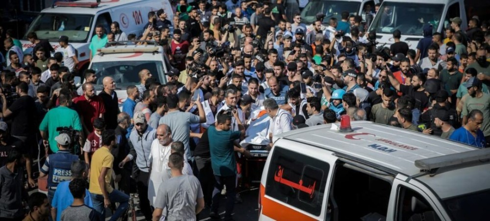 A OMS alerta que os hospitais na Faixa de Gaza estão num ponto de ruptura. Foto: OMS