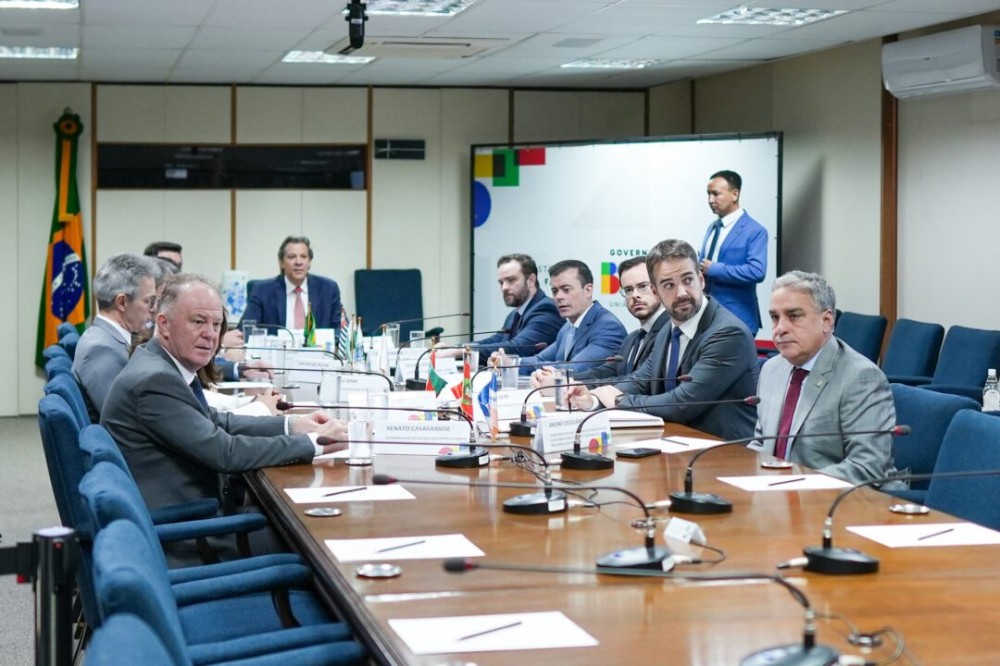Proposta foi apresentada durante reunião do ministro Fernando Haddad com governadores (Foto: Mauricio Tonetto / Secom)