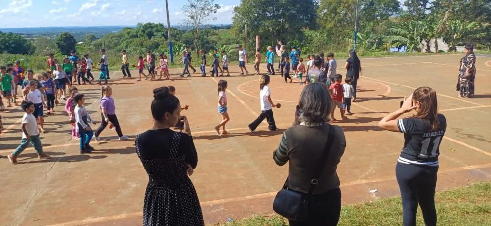 Escola Indígena Antônio Kasin Mig realiza integração na Semana dos Povos Indígenas
