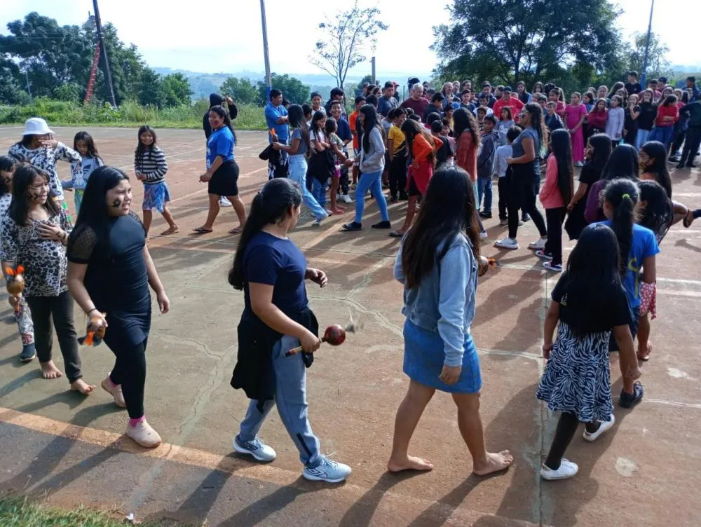 Escola Indígena Antônio Kasin Mig realiza integração na Semana dos Povos Indígenas
