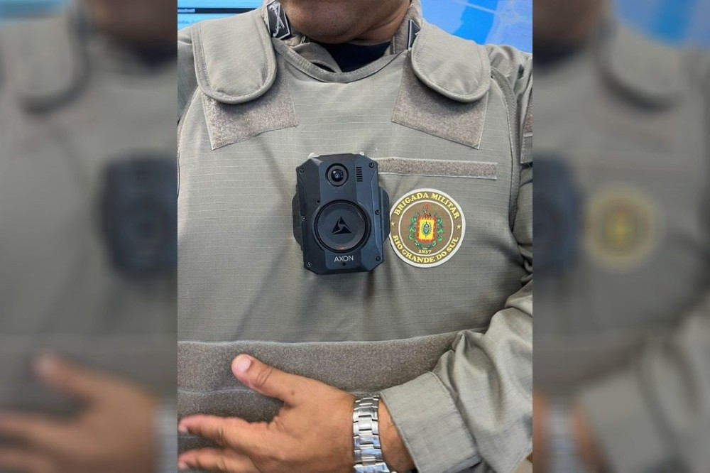 Modelo de câmera que deve ser utilizado no RS. Foto: Gabriel Lopes/SSP