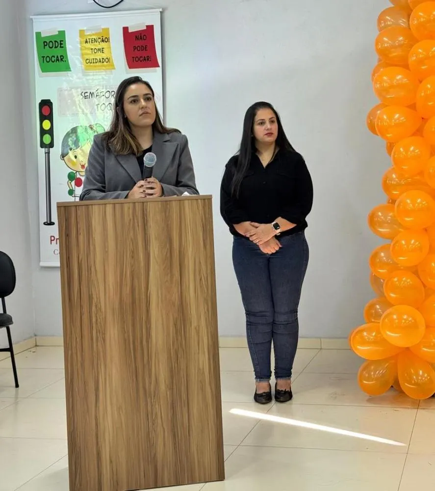  Promotora Milena dos Santos ministra palestra sobre abuso infantil no município