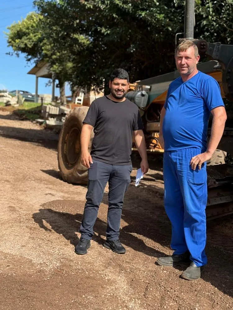 Obras de pavimentação avançam no Bairro Esperança