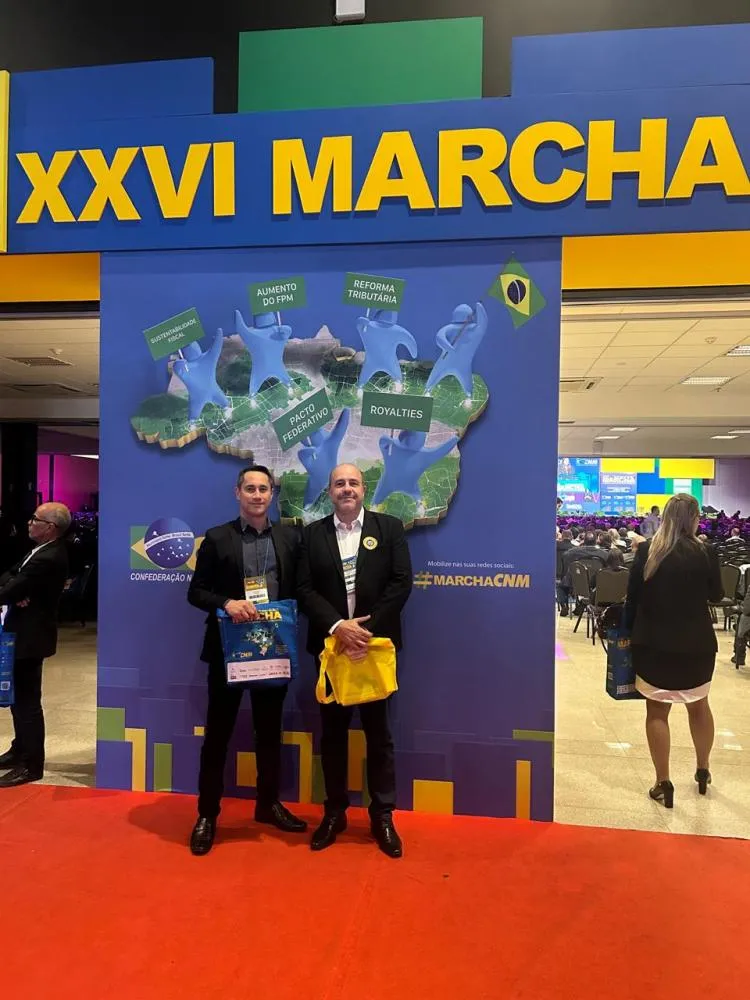 Vice-prefeito participa de mobilização nacional por melhorias nos municípios