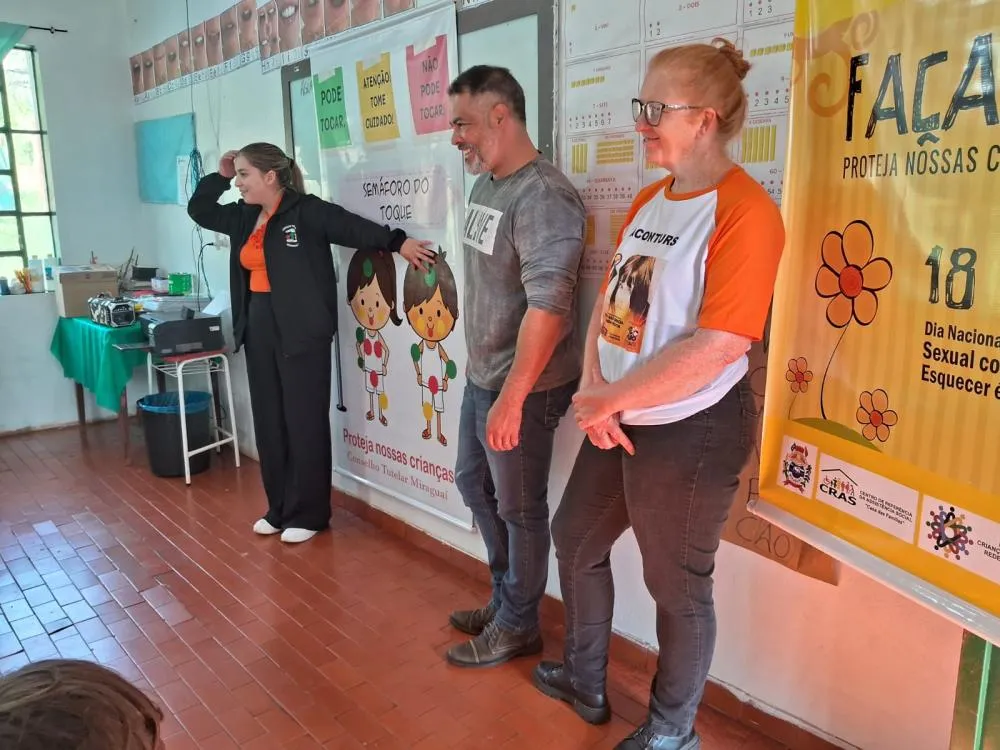 Conscientização sobre abuso infantil chega às escolas do interior do município