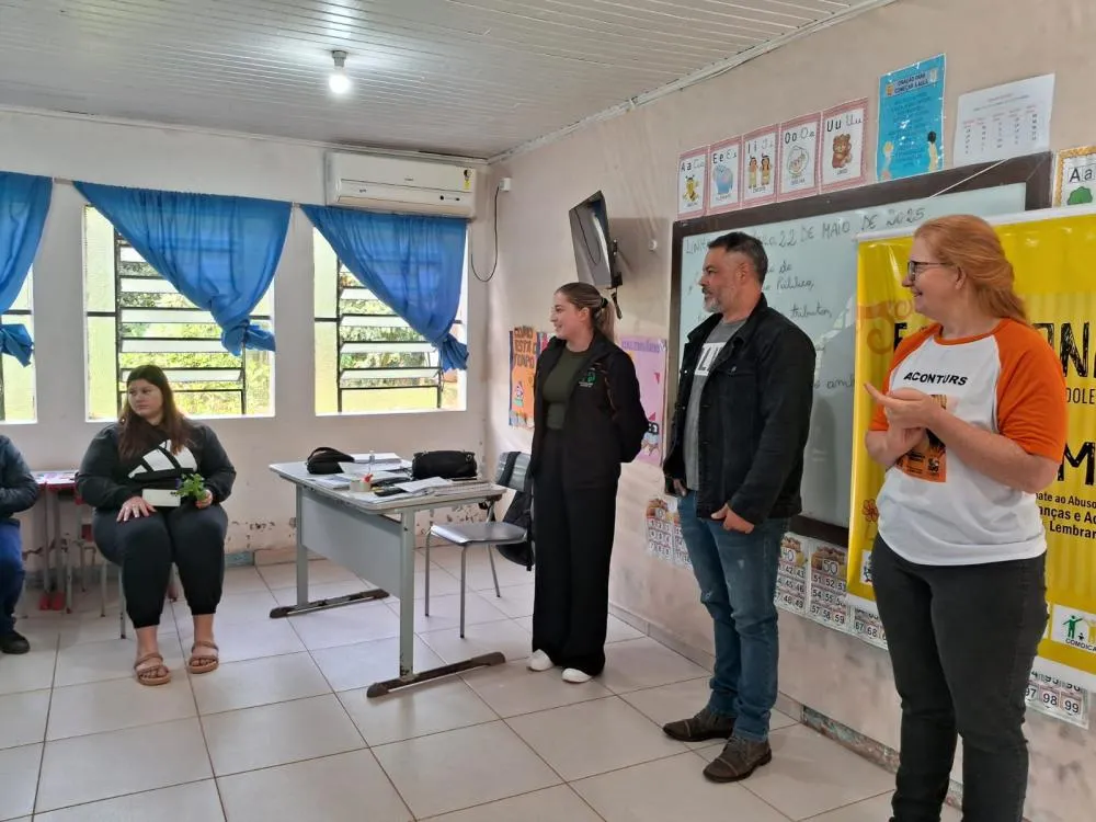 Conscientização sobre abuso infantil chega às escolas do interior do município