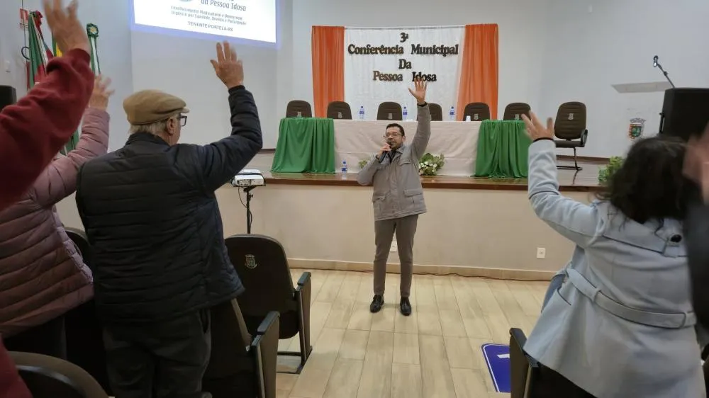 Município realiza conferência com foco na participação e proteção da pessoa idosa