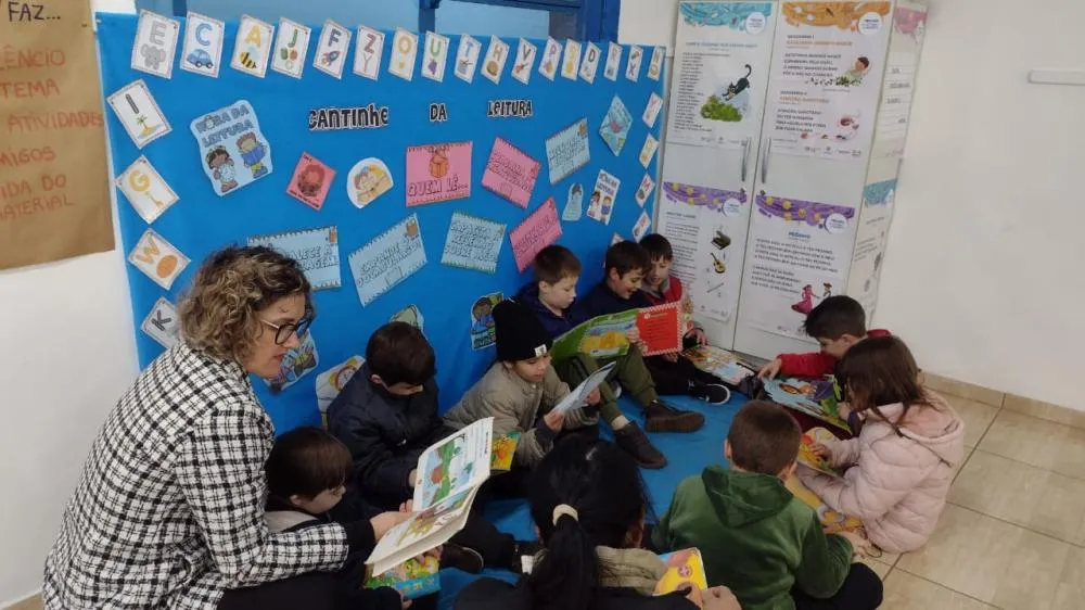 Projeto Cantinho da Leitura incentiva alfabetização e encanta alunos 