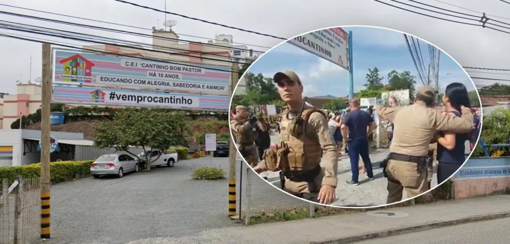 Suspeito, um homem de 25 anos, se apresentou em um batalhão da Polícia Militar pouco após o ataque e polícia investiga a possível participação de outras pessoas no atentado
