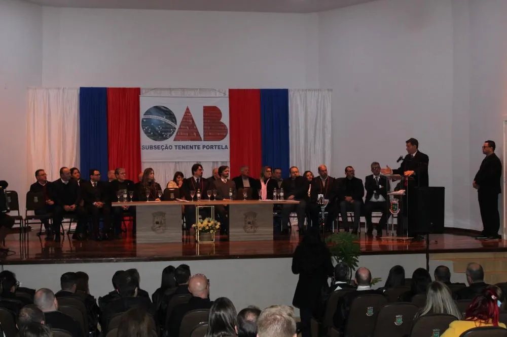 OAB empossa nova diretoria da 107ª Subseção em Tenente Portela