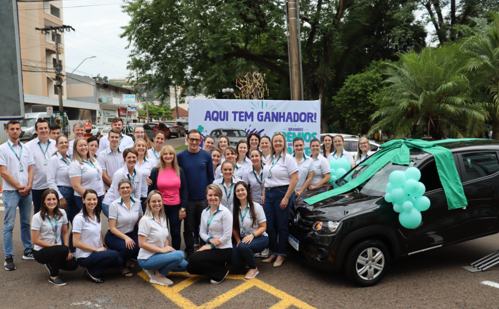 O prêmio foi entregue na sede da cooperativa no município de Itapiranga/SC 