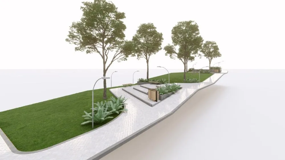 Minipraça revitaliza trecho da Avenida Ceres 
