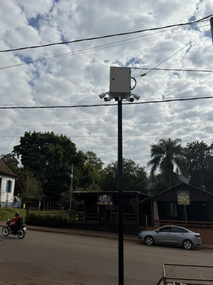 Barra do Guarita instala câmeras de monitoramento em pontos estratégicos