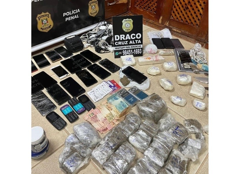 Presídio de Cruz Alta tem capacidade para 90 presos; em março de 2024, estrutura tinha 202 detentos. (Foto: Divulgação)
