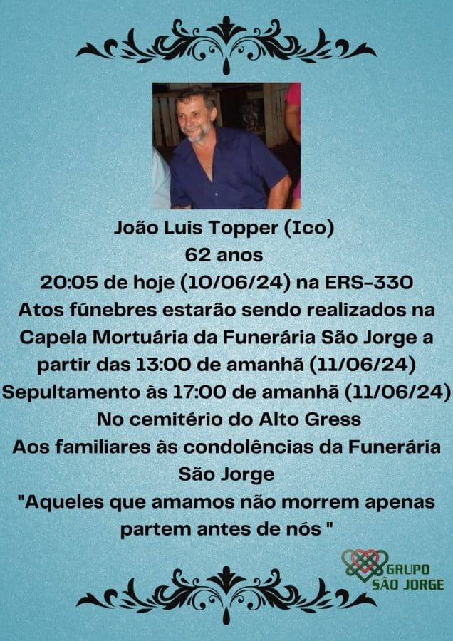 Foto: Divulgação/Grupo São Jorge