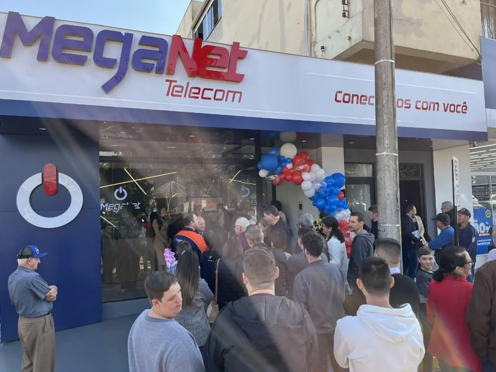 Meganet Telecom inaugura nova sede em Tenente Portela e celebra quase 26 anos de história
