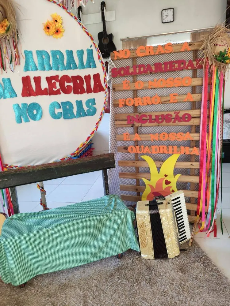 “Arraiá da Alegria” do CRAS reúne comunidade em festa inclusiva