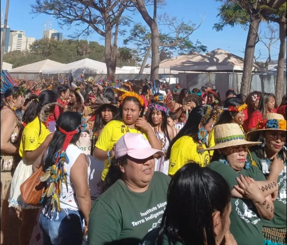 Representantes da TI Guarita integram IV Marcha das Mulheres Indígenas