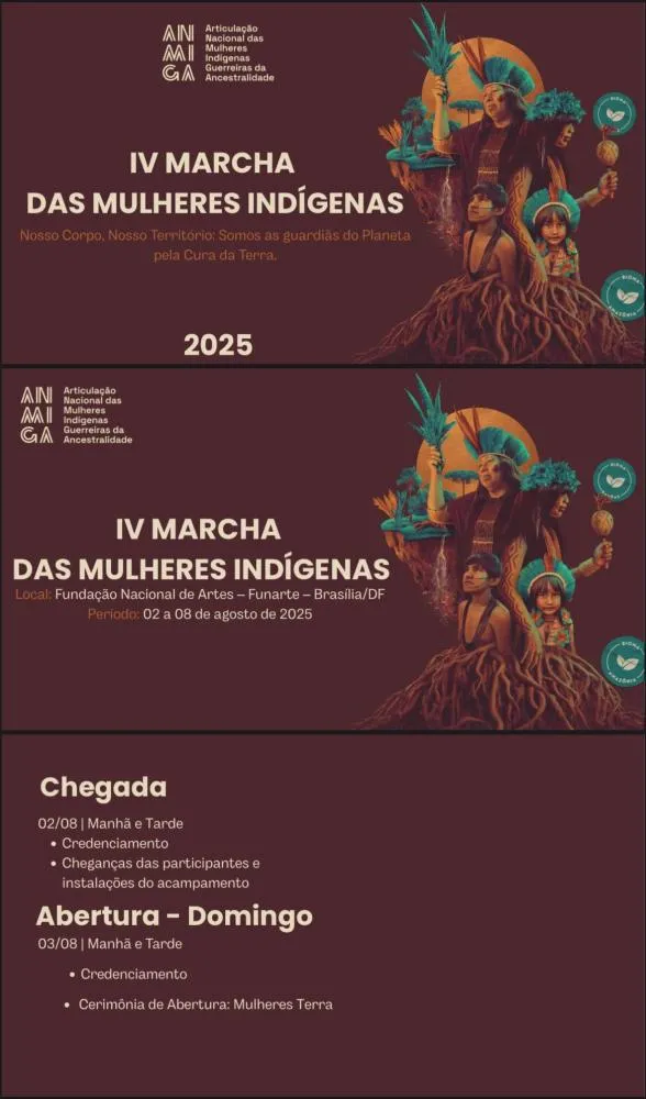 Representantes da TI Guarita integram IV Marcha das Mulheres Indígenas