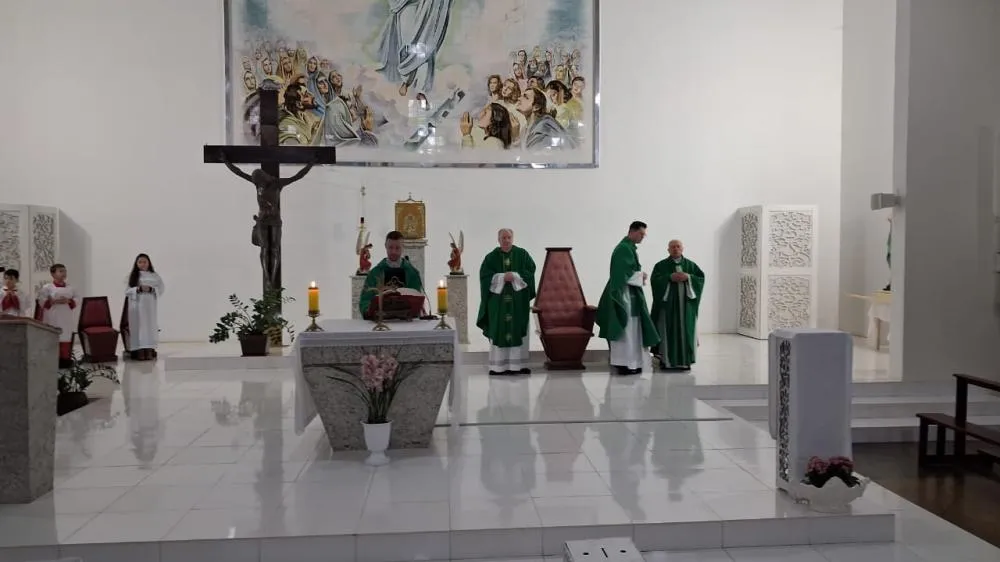 Missa marca preparação para a 79ª Festa da Paróquia Nossa Senhora Aparecida