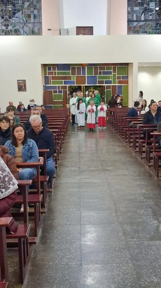 Missa marca preparação para a 79ª Festa da Paróquia Nossa Senhora Aparecida