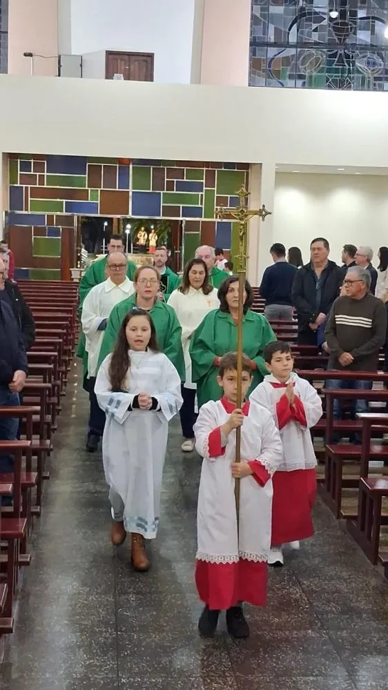 Missa marca preparação para a 79ª Festa da Paróquia Nossa Senhora Aparecida