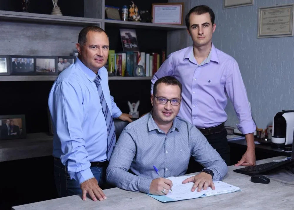 Advogados Associados: João Gheller Neto, João Antonio Gheller e Leonardo Rauber / Foto: Divulgação