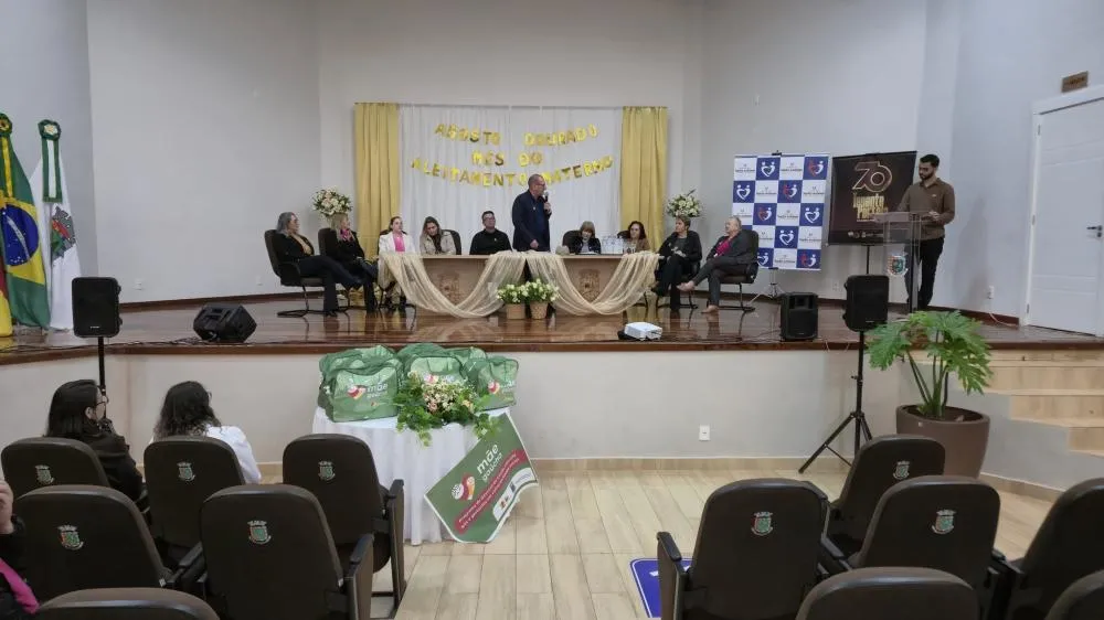 Tenente Portela realiza evento do Agosto Dourado em incentivo ao aleitamento materno