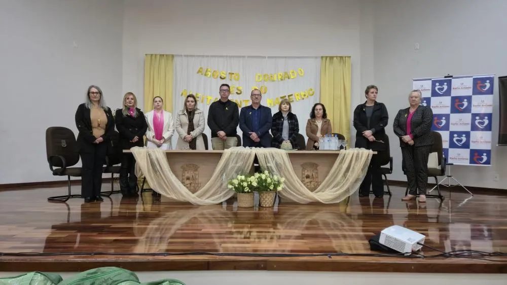 Tenente Portela realiza evento do Agosto Dourado em incentivo ao aleitamento materno