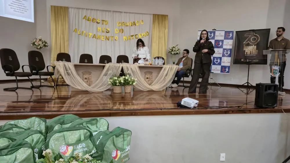 Tenente Portela realiza evento do Agosto Dourado em incentivo ao aleitamento materno