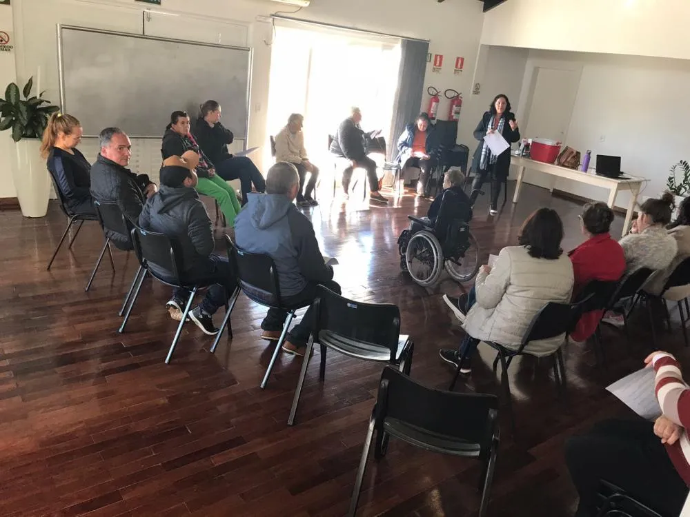 Grupo de PCDs participa de oficinas e confraternização no CRAS de Derrubadas