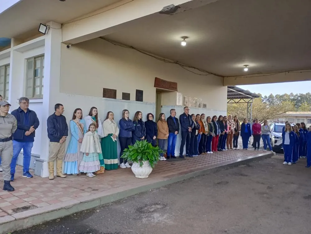 Brigada Militar realiza solenidade de recebimento do Fogo Simbólico da Pátria em Três Passos