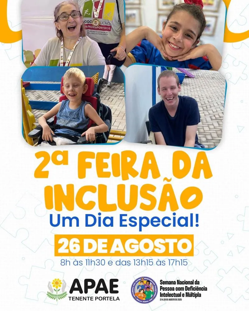 Apae Tenente Portela promove 2ª Feira da Inclusão e Diversidade na Semana da Pessoa com Deficiência
