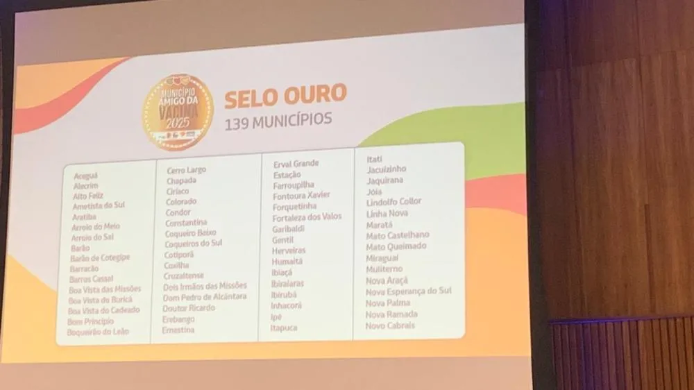 Município é premiado com selo Ouro pelo avanço na vacinação