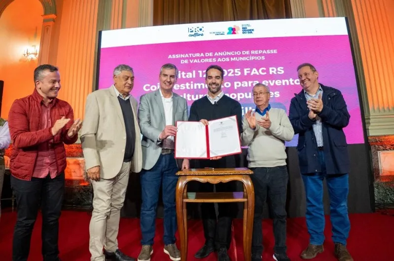 “Este investimento de mais de R$ 30 milhões reafirma nosso compromisso com a cultura e com os artistas gaúchos“, disse Leite - Foto: Maurício Tonetto/Secom