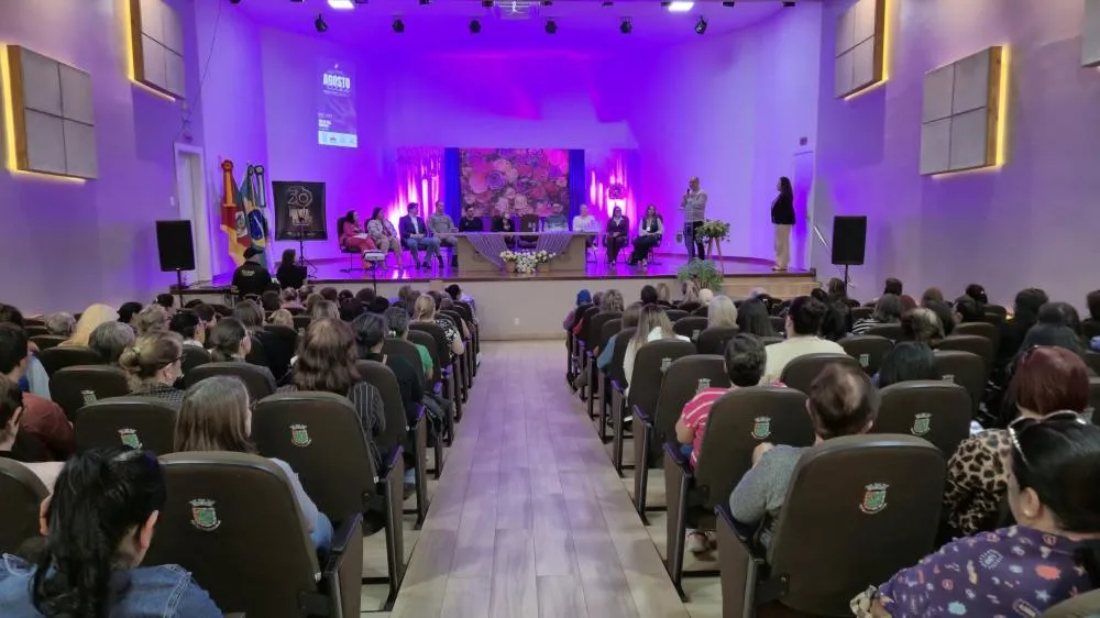 Agosto Lilás reforça conscientização contra a violência à mulher em Tenente Portela