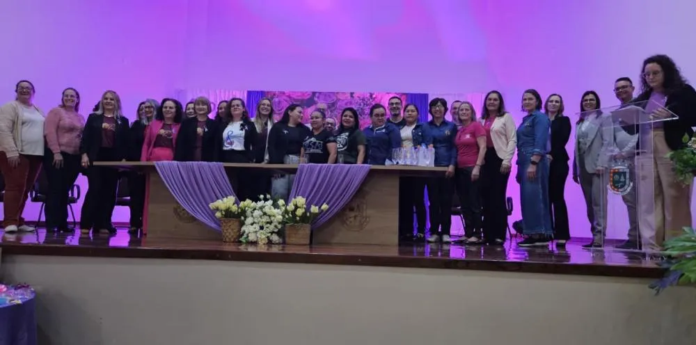 Agosto Lilás reforça conscientização contra a violência à mulher em Tenente Portela