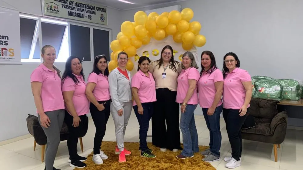 Grupo de Gestantes Novo Ser é agraciado com palestra sobre amamentação e entrega de kits do programa Mãe Gaúcha