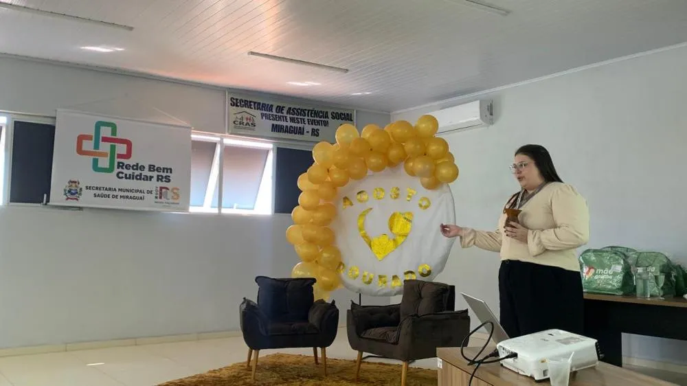 Grupo de Gestantes Novo Ser é agraciado com palestra sobre amamentação e entrega de kits do programa Mãe Gaúcha