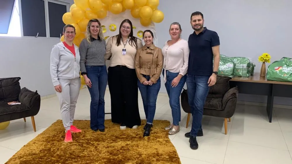 Grupo de Gestantes Novo Ser é agraciado com palestra sobre amamentação e entrega de kits do programa Mãe Gaúcha