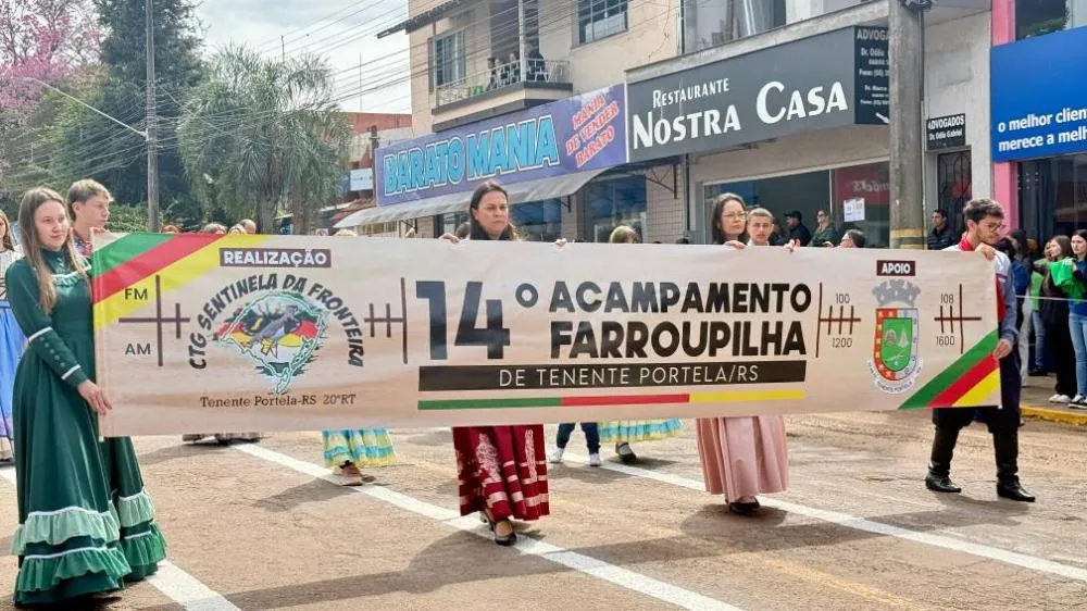 Tenente Portela celebra o 7 de Setembro com desfile cívico especial