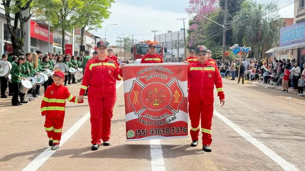 Tenente Portela celebra o 7 de Setembro com desfile cívico especial
