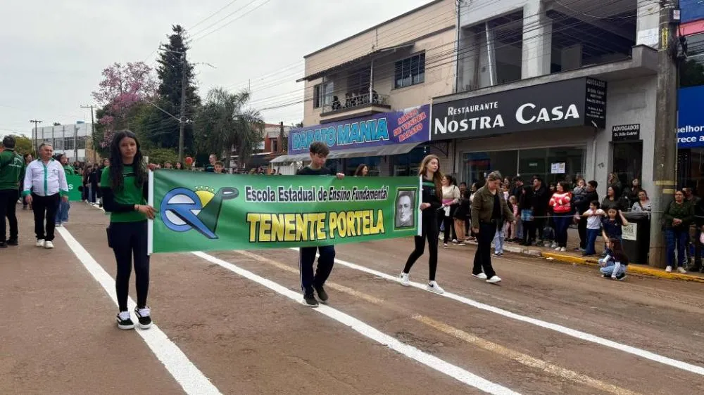 Tenente Portela celebra o 7 de Setembro com desfile cívico especial