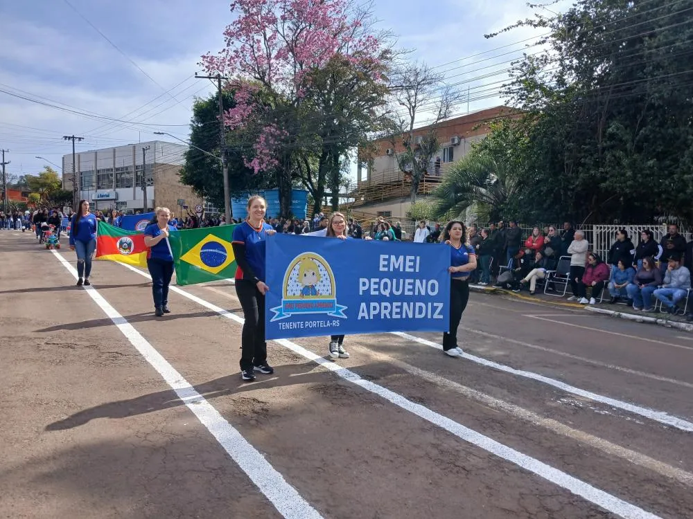 Tenente Portela celebra o 7 de Setembro com desfile cívico especial