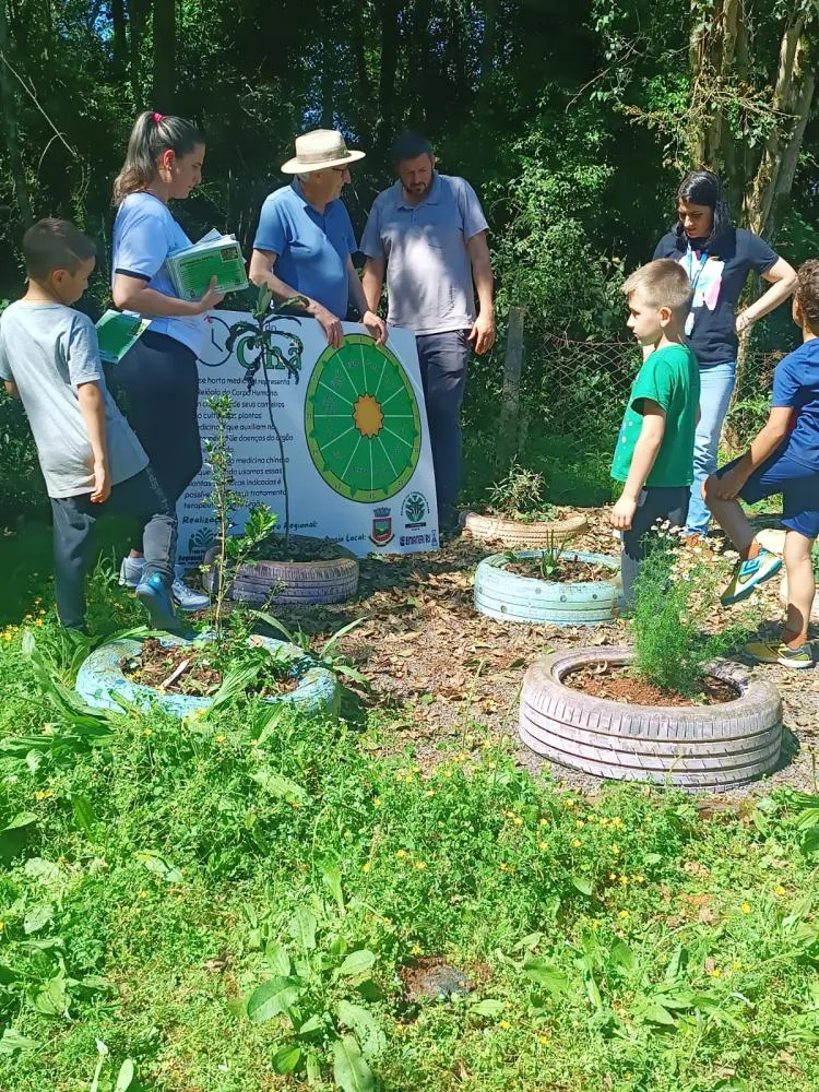 Projeto une saber popular e ensino sobre plantas medicinais em Vista Gaúcha