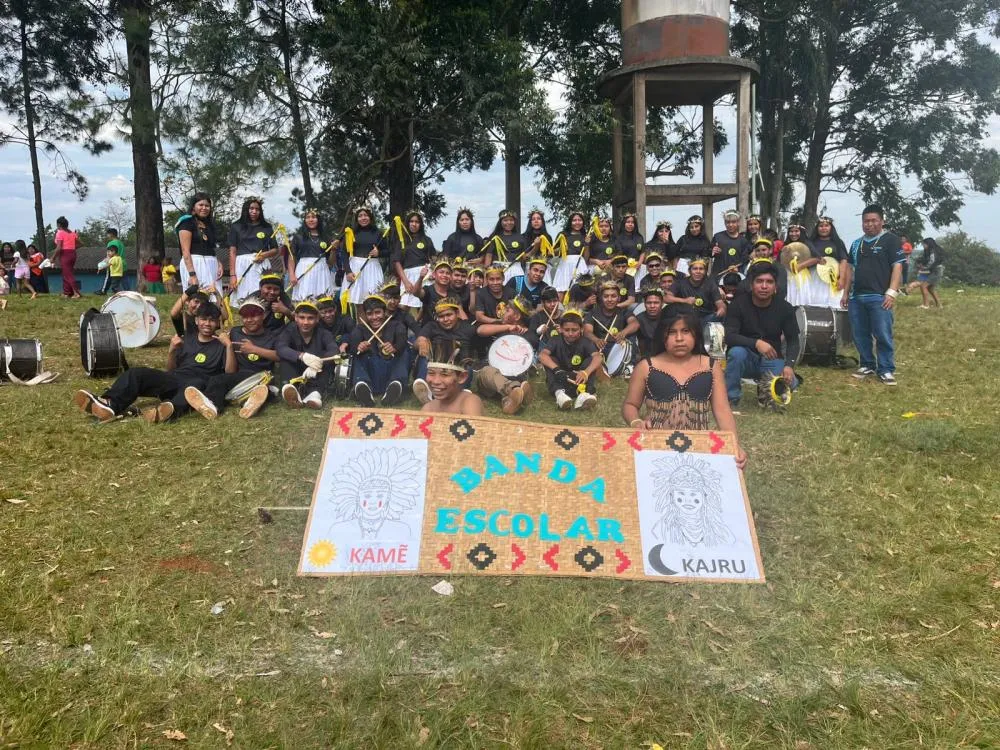 Alunos de cinco escolas indígenas participam de evento cultural em Redentora