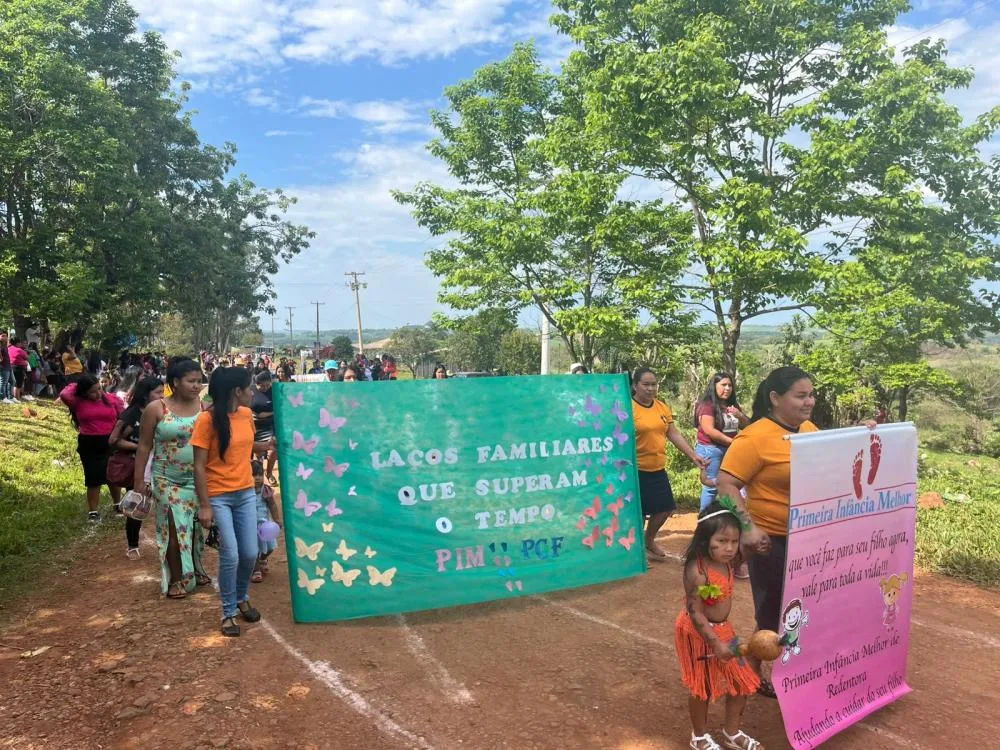 Alunos de cinco escolas indígenas participam de evento cultural em Redentora