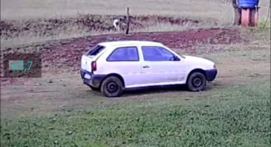 Gol furtado em frente à Prefeitura de Miraguaí é recuperado pela Polícia