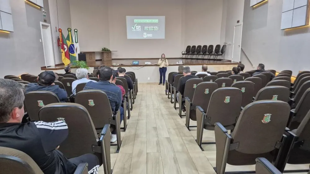 Prefeitura de Tenente Portela apresenta novo Plano Plurianual com foco em gestão eficiente e cidadania